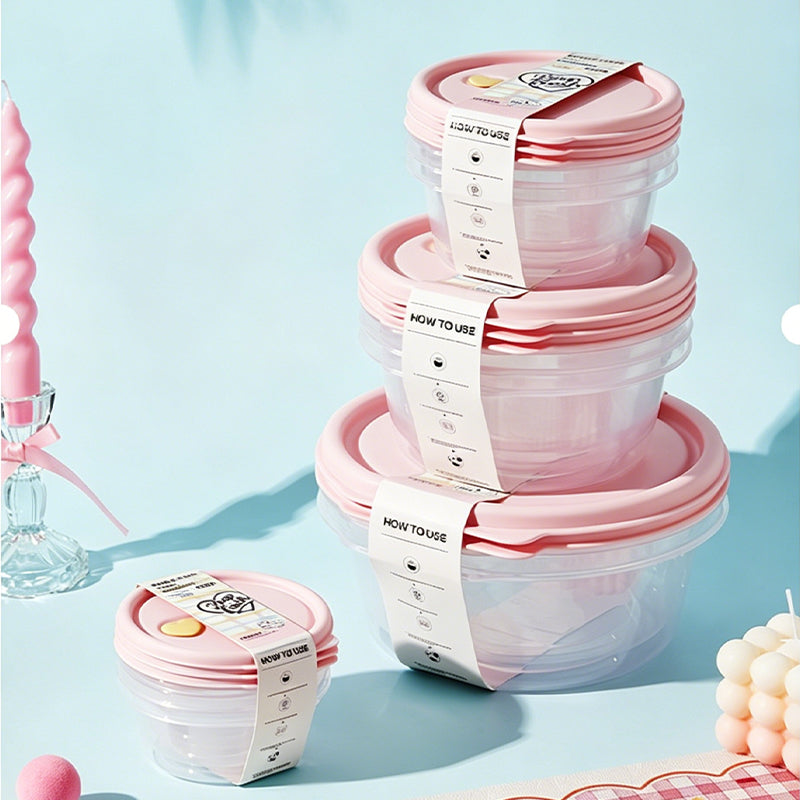 4-Piece Transparent Airtight Food Storage Container Set