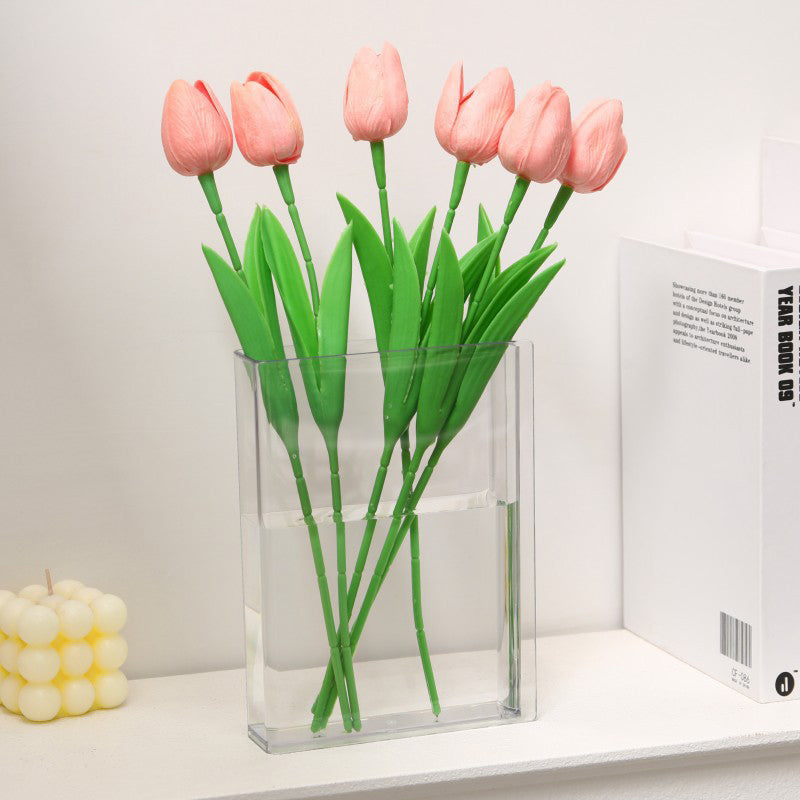 Book-Shaped Acrylic Flower Vase