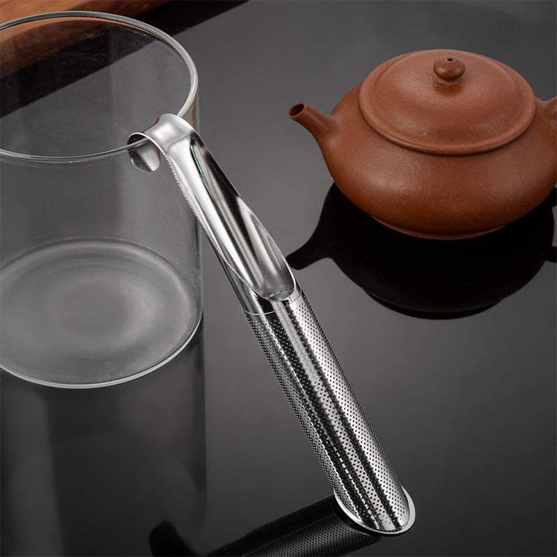 Food-Grade Stainless Steel Hanging Tea Infuser – Sliding Fine Mesh