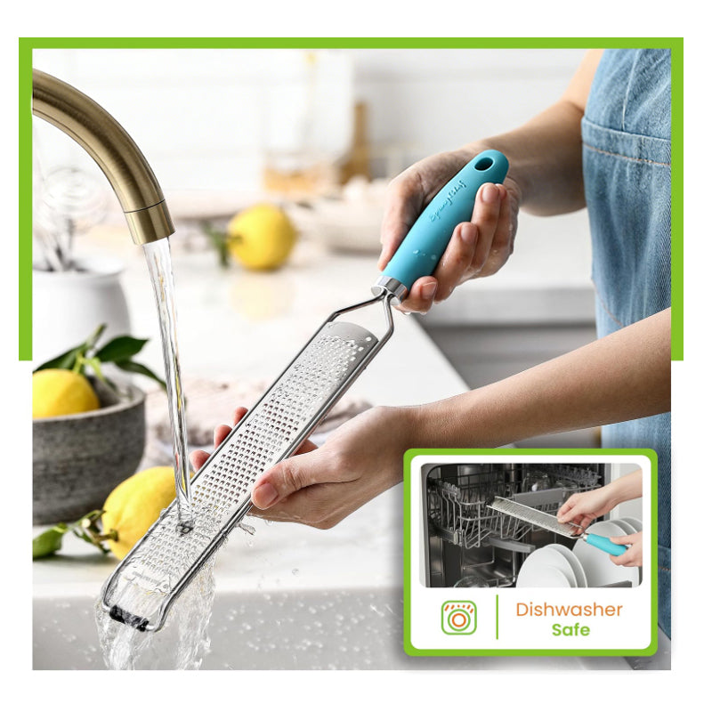 Multi-Function Stainless Steel Zester & Grater for Cheese, Chocolate & Citrus