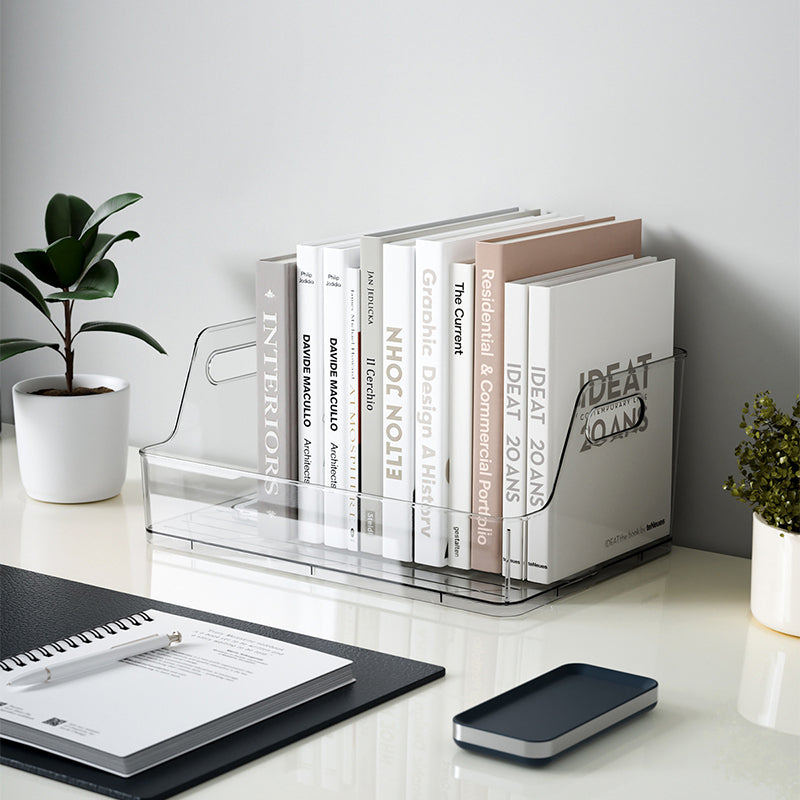Clear Desktop Book Stand – Adjustable & Anti-Tip