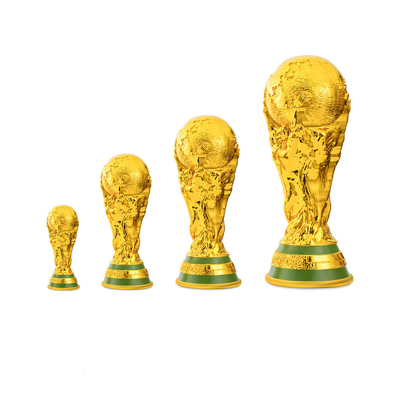Golden Championship Trophy Replica Resin Display Statue