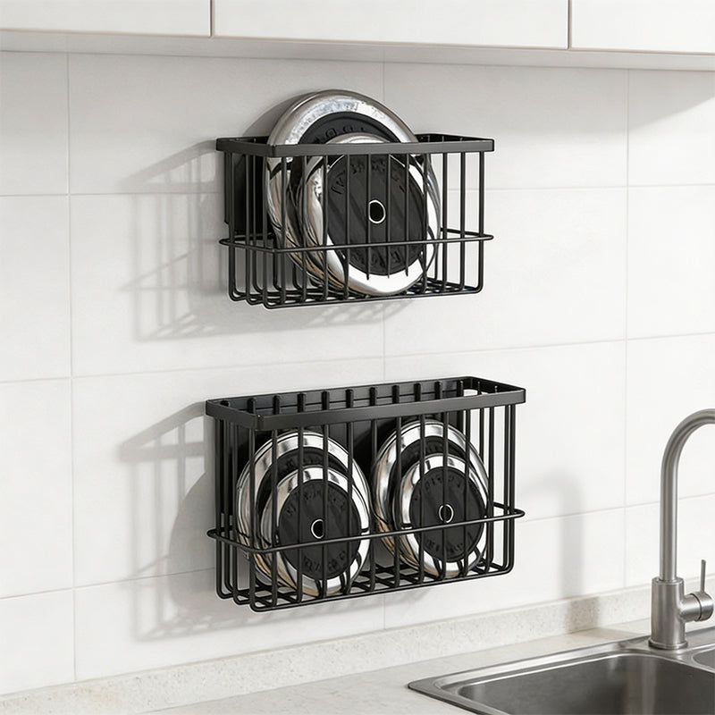 Magnetic Fridge Storage Rack with Strong Full-Back Magnet
