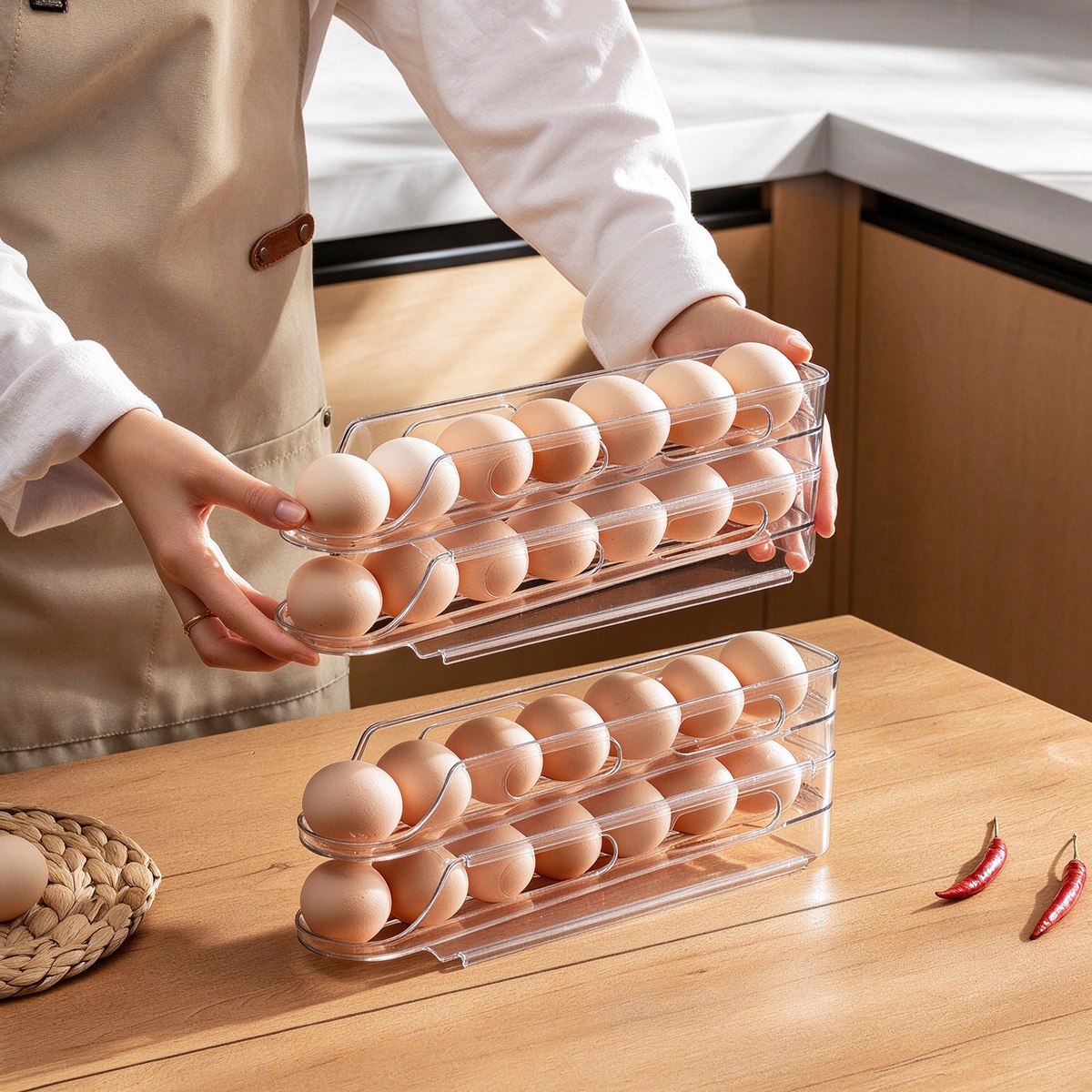 Stackable Egg Storage Organizer