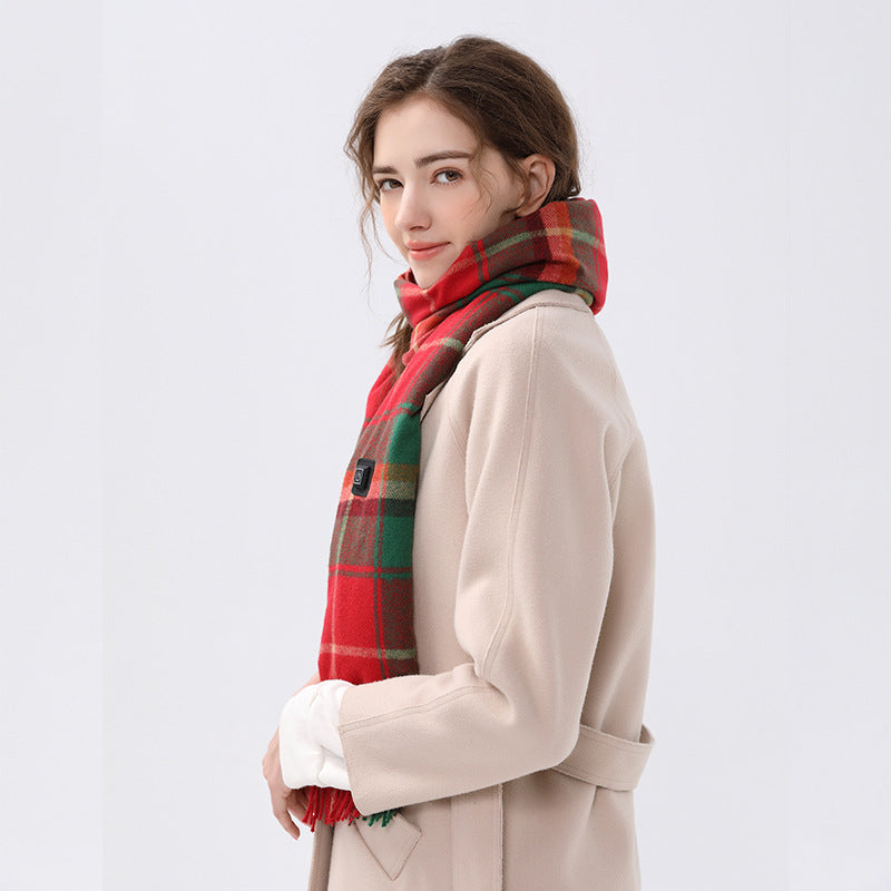 USB Heated Scarf – 3-Level Fast Heating
