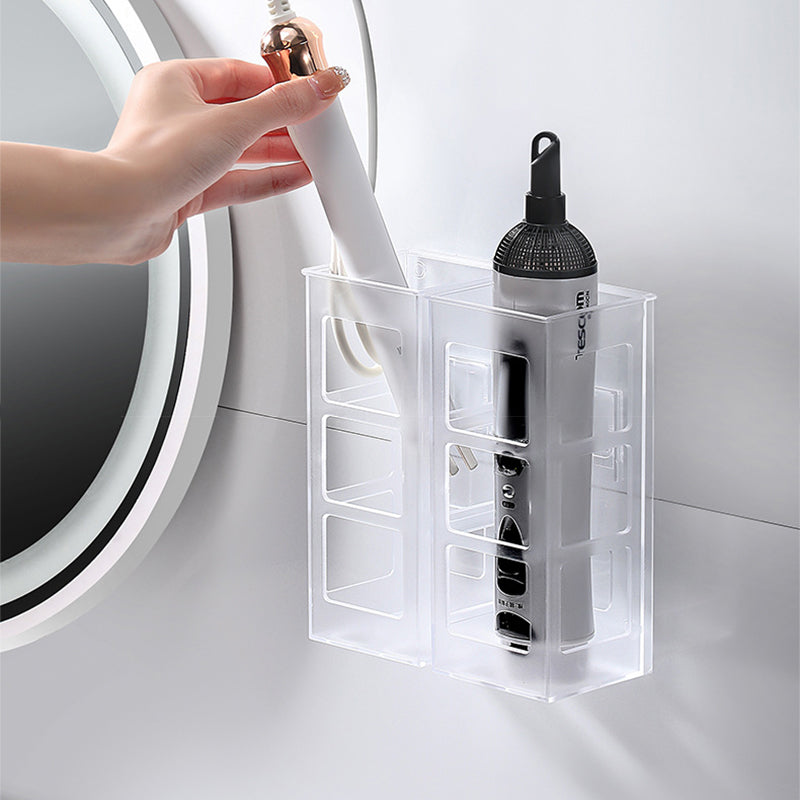 Wall-Mounted Curling Iron Organizer