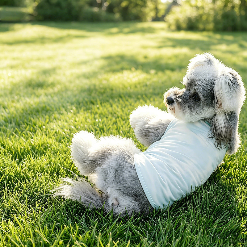 Cooling & UV Protection Pet Shirt with Heat-Responsive Indicator