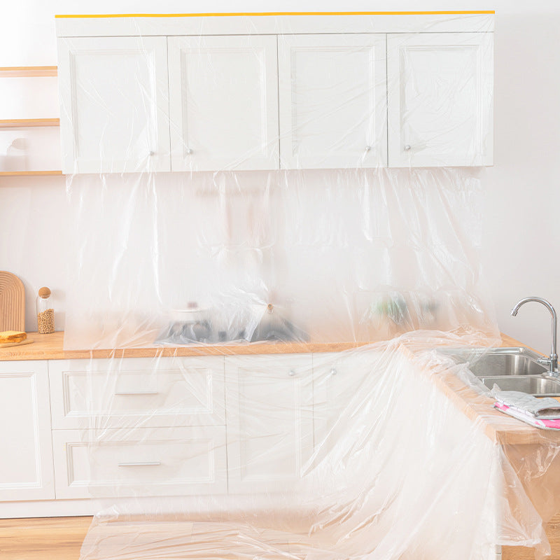 Thick Moisture-Proof Furniture Dust Film – Residue-Free Tape