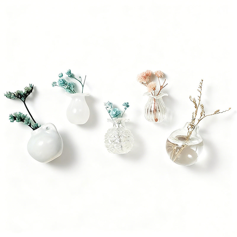 Magnetic Mini Vase for Fridge & Metal Surfaces