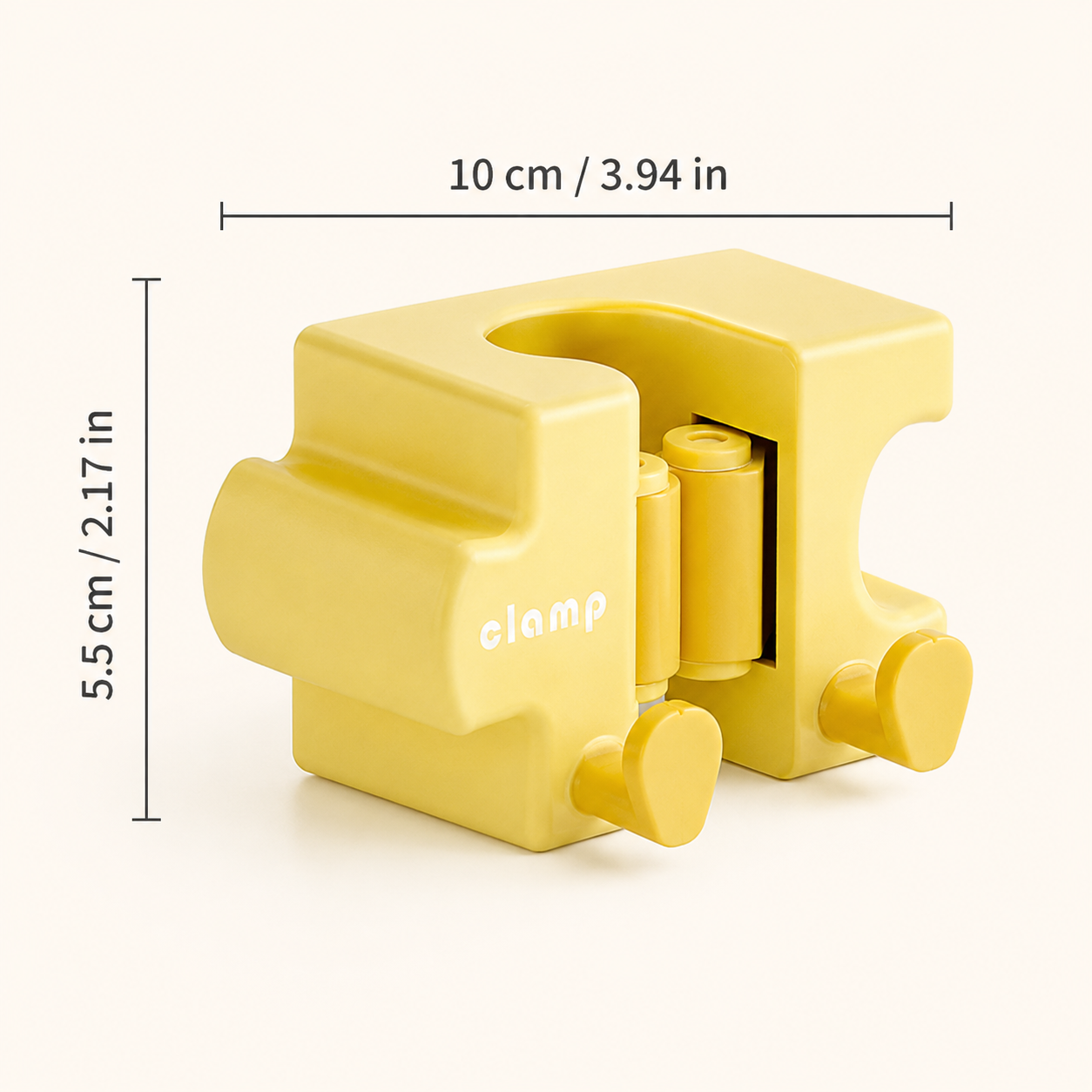 Macaron Wall-Mounted Mop Holder