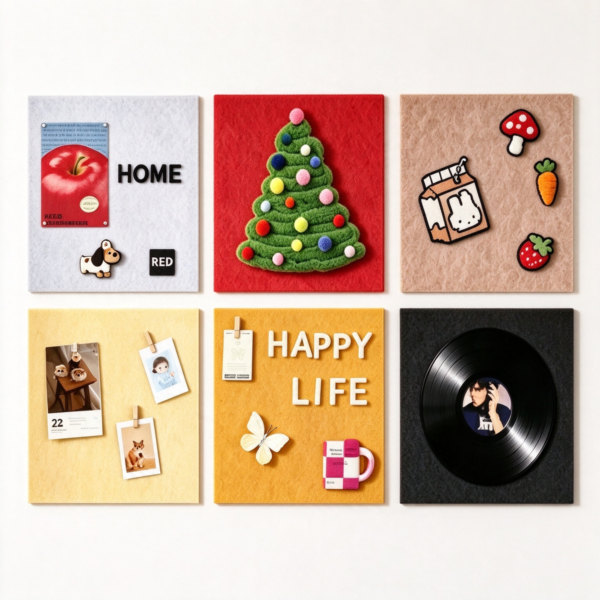 Customizable Felt Board Decorative Wall