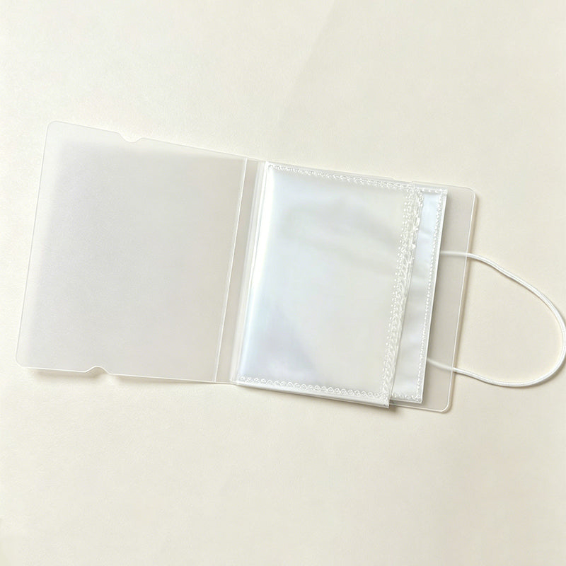 Frosted Transparent Eyelash Tape Storage Book