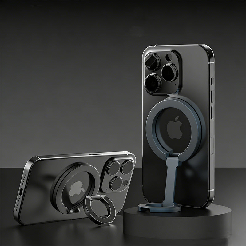 Slim Magnetic Foldable Phone Stand – Universal for All Smartphones