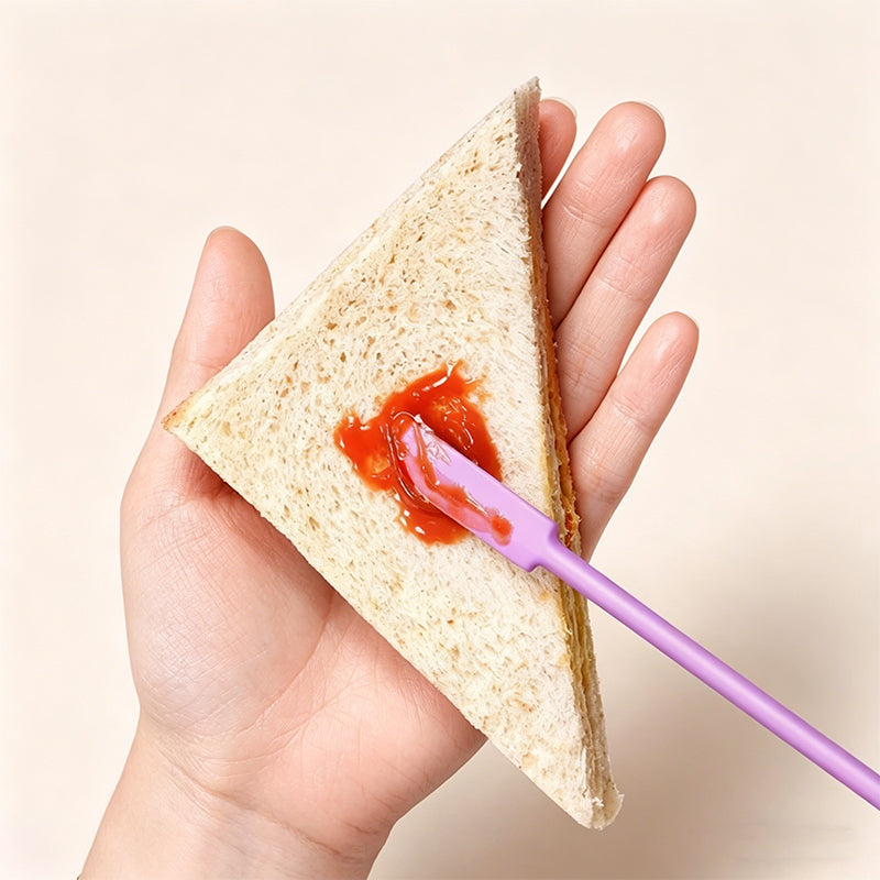 Dual-Ended Silicone Bottle & Jar Scraper for Skincare & Kitchen Use