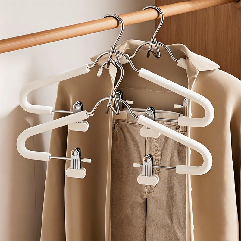 Premium All-in-One Outfit Hanger with Adjustable Clips