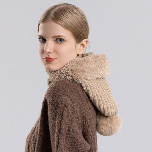 3-in-1 Fleece-Lined Mask Scarf Hat