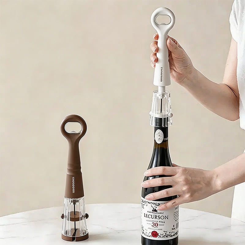 2-in-1 Air Pressure Wine Opener with Foil Cutter