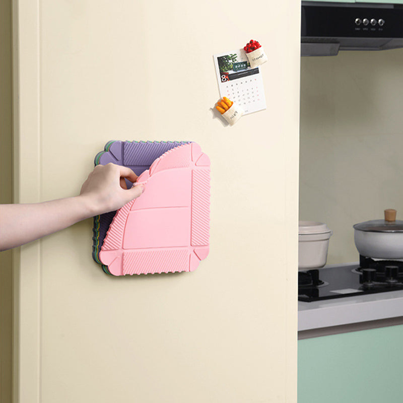 Magnetic Foldable Silicone Mat – Cutting Board, Trivet & Storage Box
