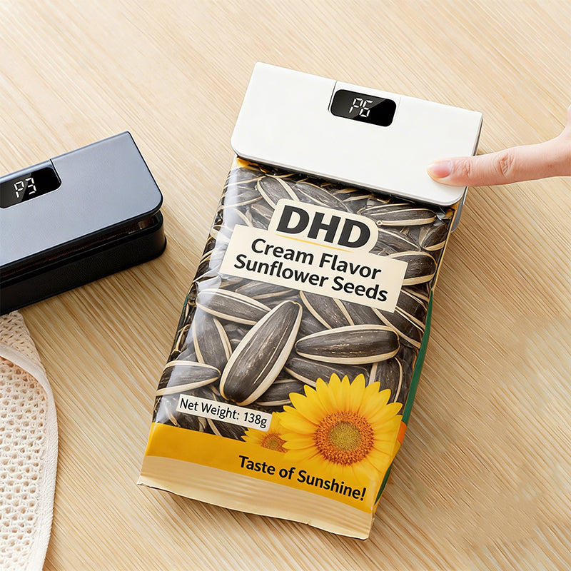 Portable Magnetic Bag Sealer with 6-Level Temperature Control