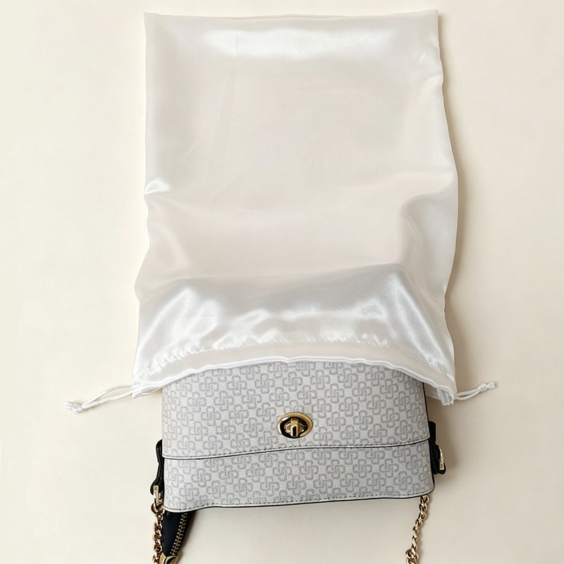 Premium Satin Dust Bag for Handbags with Drawstring Closure
