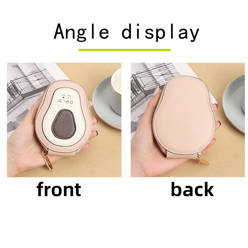 Avocado-Shaped RFID Card Holder – Portable & Spacious