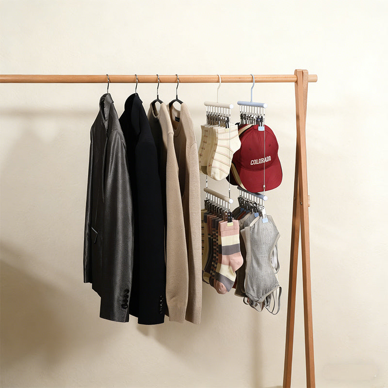 Stainless Steel Double-Layer Drying Rack | No-Mark Organizer for Hats & Intimates