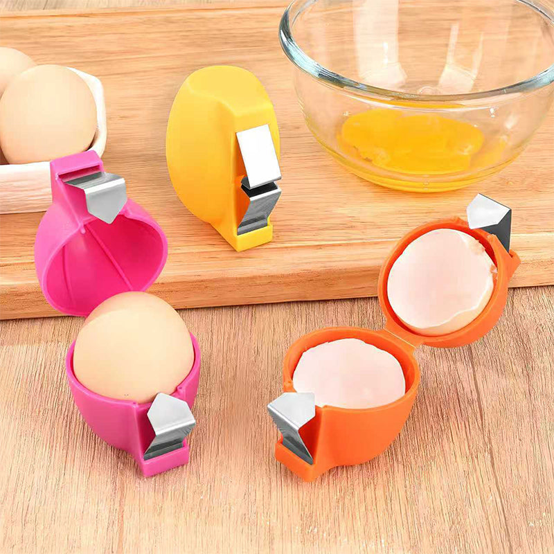 Creative Egg-Shaped Kitchen Egg Cracker Tool