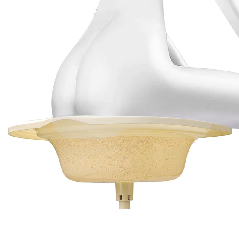 Foldable Anti-Overflow Sitz Bath with Built-in Pop-Up Drain Plug