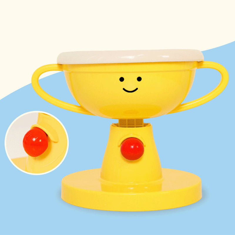 Trophy-Shaped Adjustable Pet Bowl with Neck Support