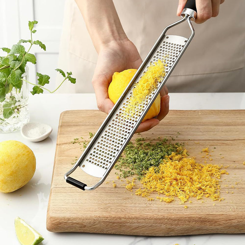 Multi-Function Stainless Steel Zester & Grater for Cheese, Chocolate & Citrus