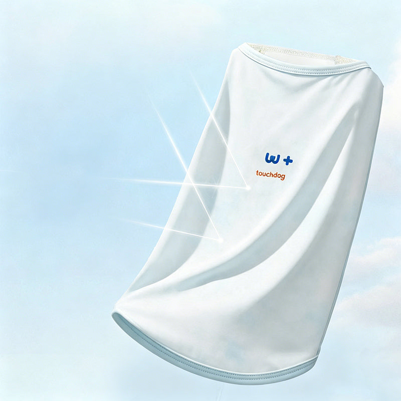 Cooling & UV Protection Pet Shirt with Heat-Responsive Indicator
