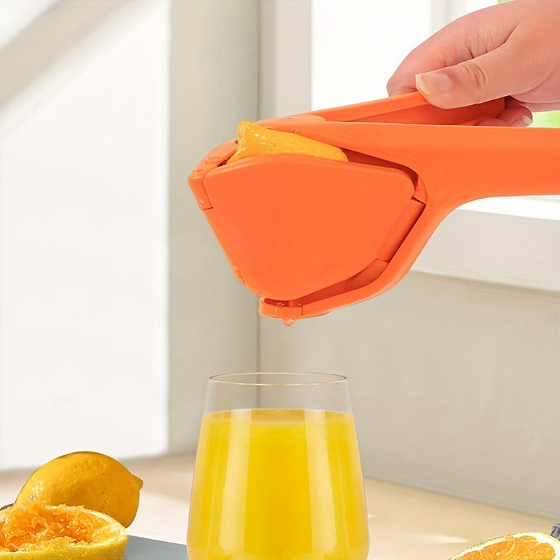 Foldable Manual Lemon Juicer – Portable Hand Press Citrus Squeezer
