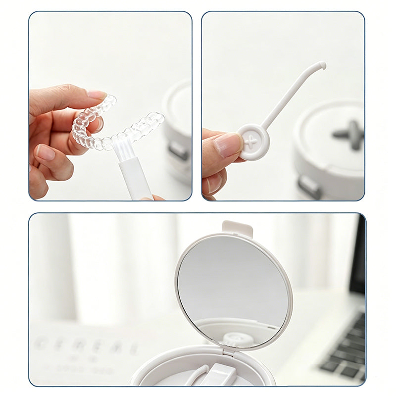 Portable Retainer Cleaning & Storage Case