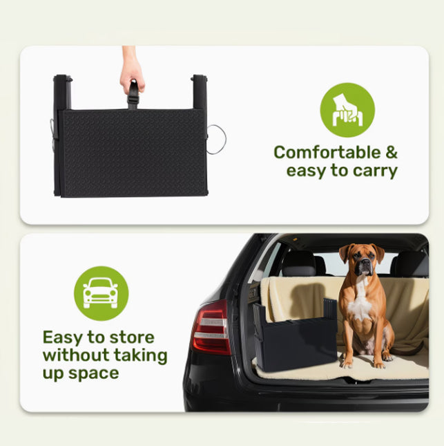 Portable Foldable Pet Ramp – Supports Up to 60kg