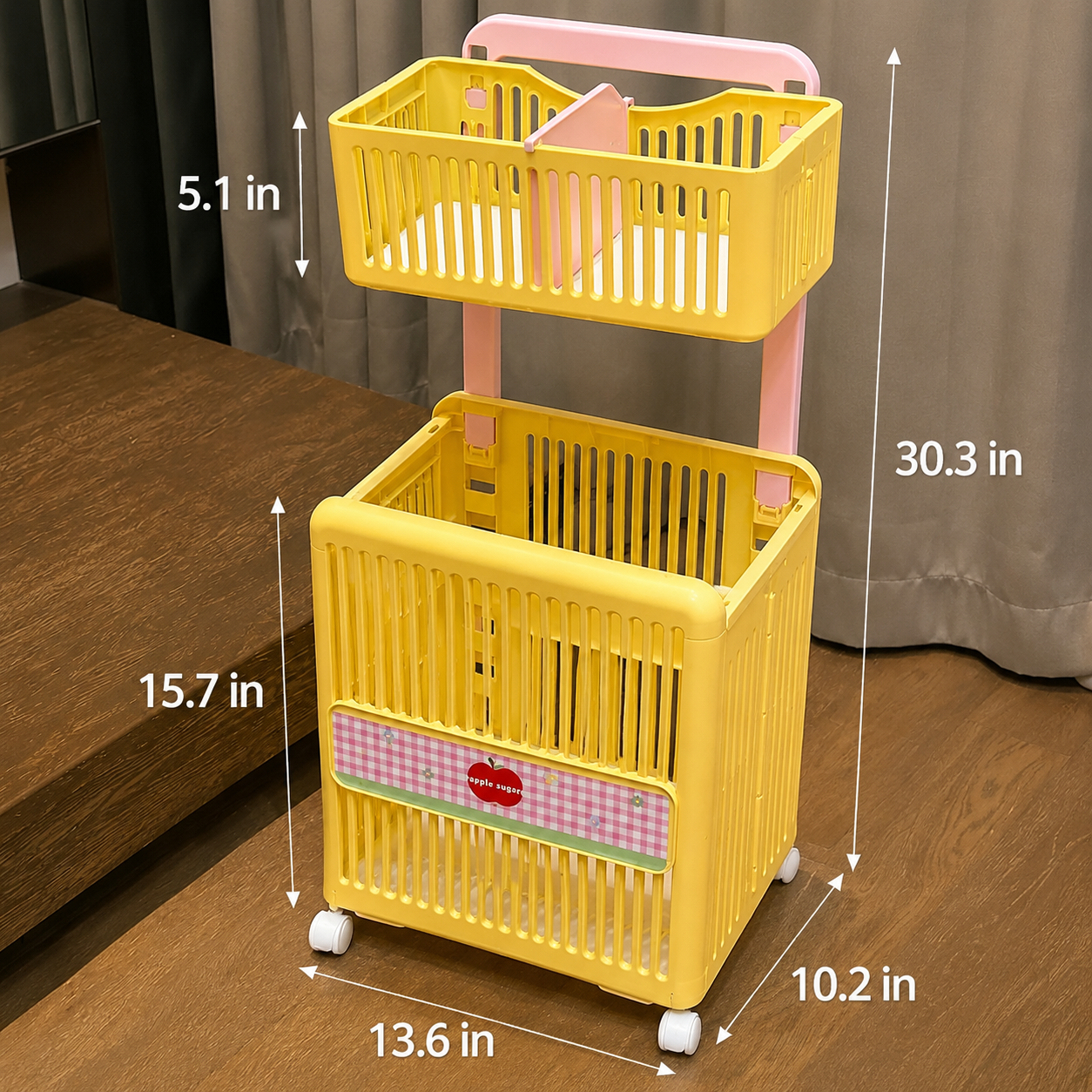 Multi-Compartment Laundry Basket
