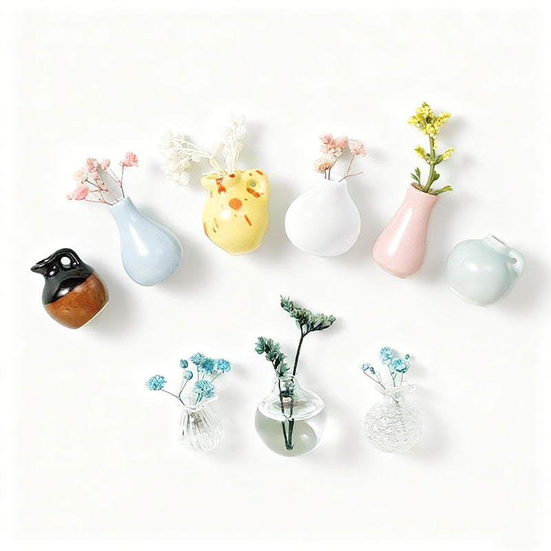 Magnetic Mini Vase for Fridge & Metal Surfaces
