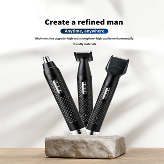 Portable 3-in-1 Nose, Beard & Body Hair Trimmer