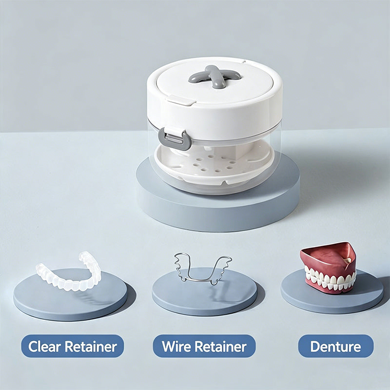 Portable Retainer Cleaning & Storage Case