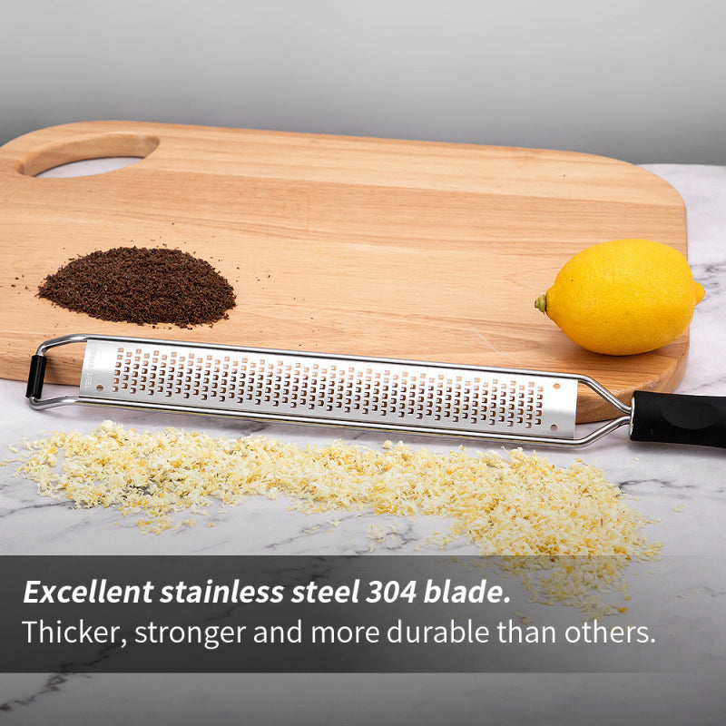 Multi-Function Stainless Steel Zester & Grater for Cheese, Chocolate & Citrus