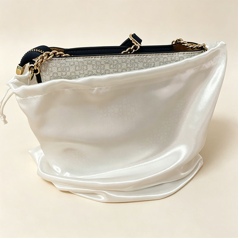 Premium Satin Dust Bag for Handbags with Drawstring Closure