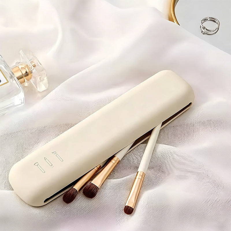 Magnetic Closure Silicone Brush Storage Case