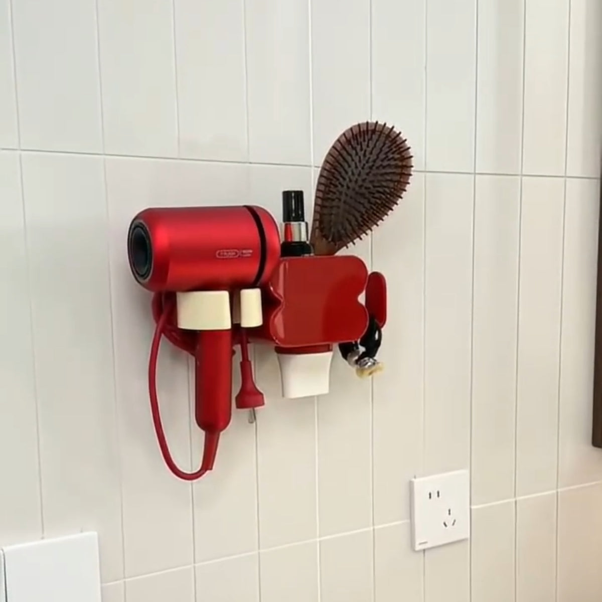 Hair Dryer Storage Rack