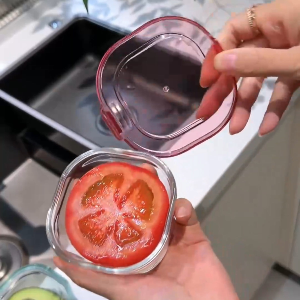 Glass Food Storage Container — 2-Piece Set