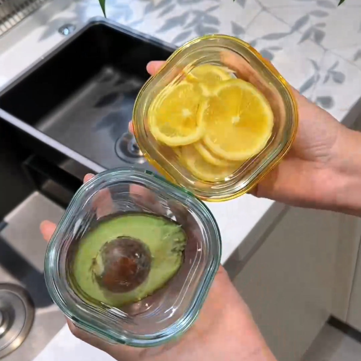 Glass Food Storage Container — 2-Piece Set