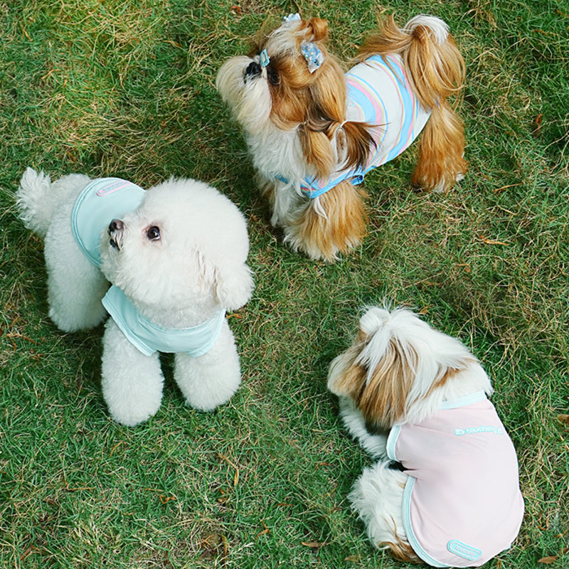 Cooling & UV Protection Pet Shirt with Heat-Responsive Indicator