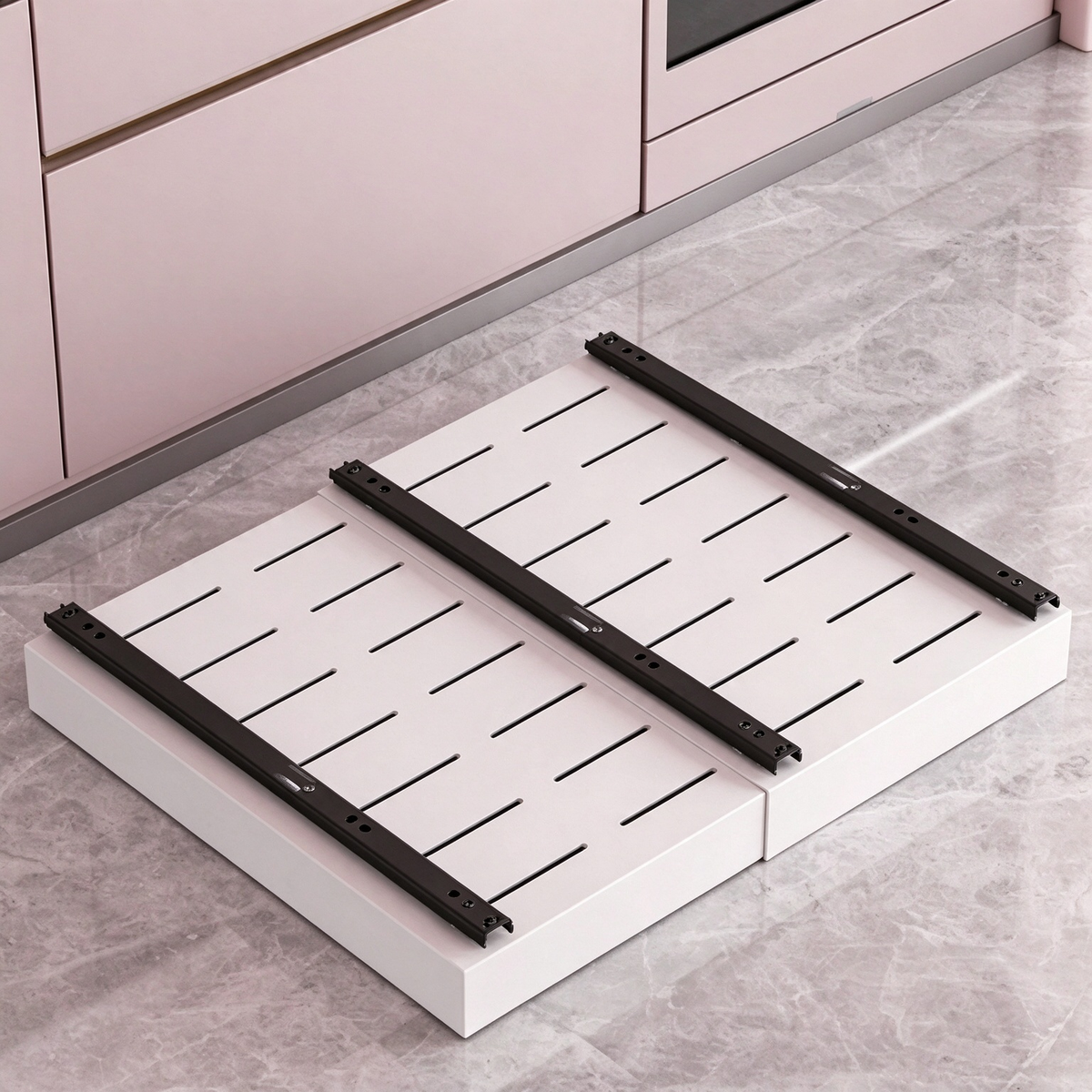 Expandable Pull-Out Cabinet Drawer