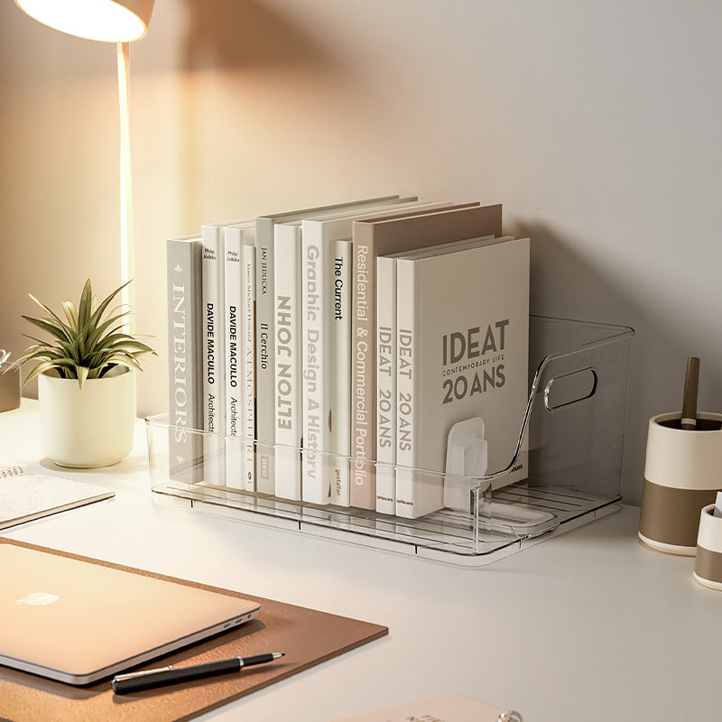 Clear Desktop Book Stand – Adjustable & Anti-Tip