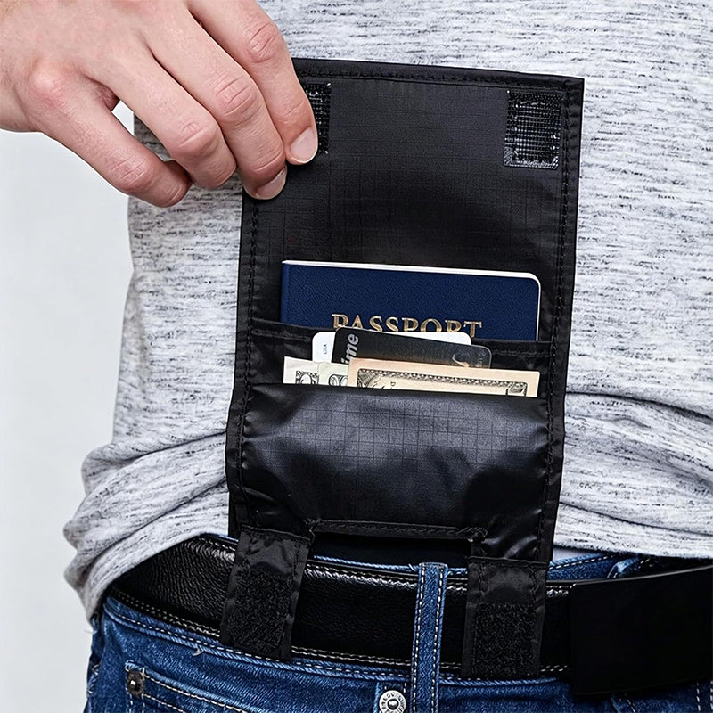 Invisible Anti-Theft Waist Wallet – Slim & Secure Storage