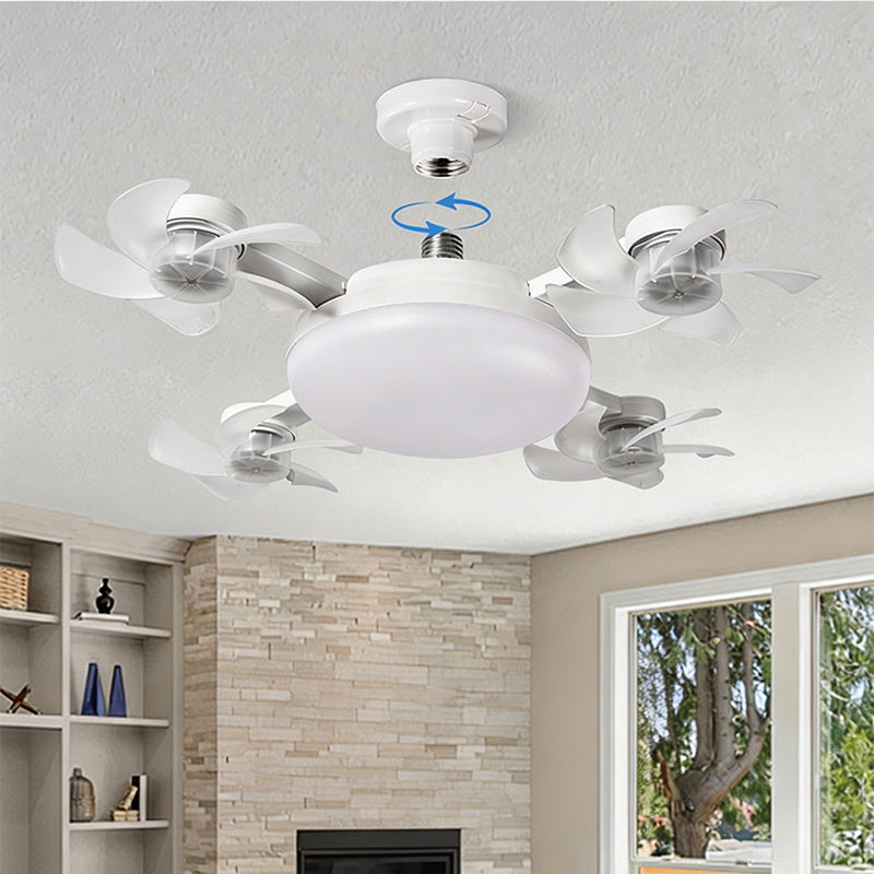 Smart 2-in-1 Ceiling Fan Light with Remote & Foldable Design