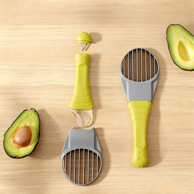 3-in-1 Avocado Tool – Cutter, Pitter & Slicer